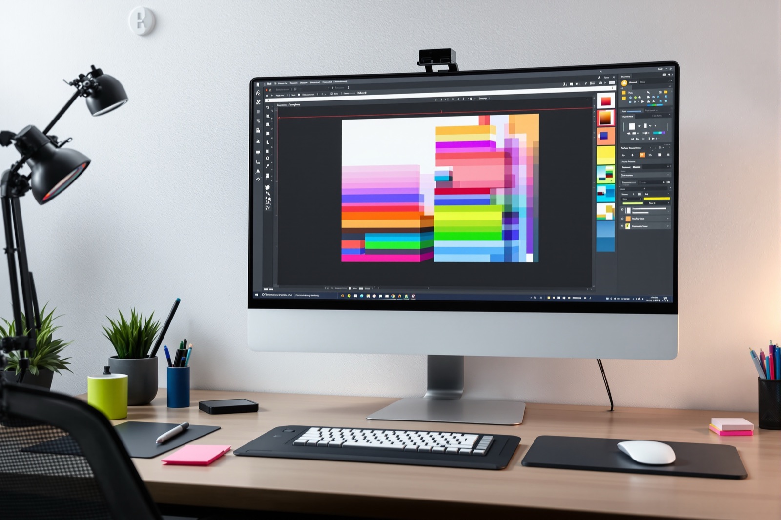 A well-organized design file with neatly grouped layers ready for conversion